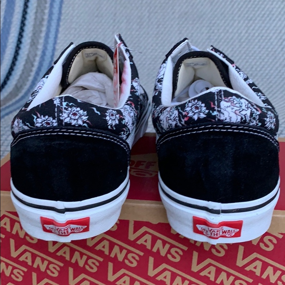 ••VANS OLD SKOOL FLASH SKULLS MULTI/TRWHT MEN’S - Picture 10 of 16